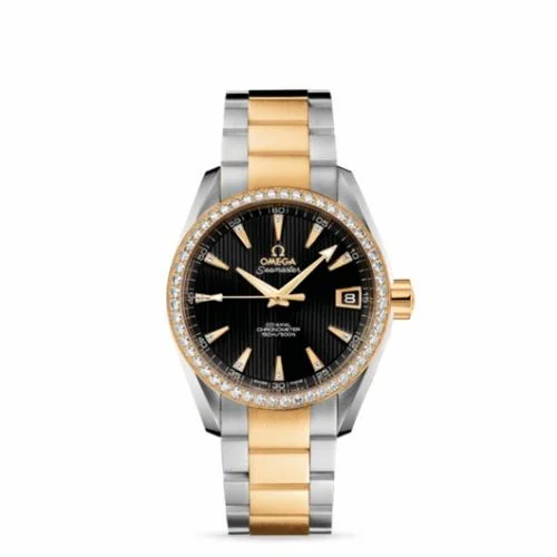 Omega Seamaster Aqua Terra 150M Co-Axial 38.5 Stainless Steel / Yellow Gold / Diamond / Black / Bracelet 231.25.39.21.51.002 (23125392151002)